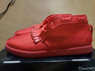 Diamond Supply Jasper Red Ballistic Valentine's Day Massacre Size 11.5 DS BNIB