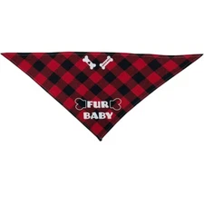 Texas Pet Company "Fur Baby" Dog Bandana Triangle Shape Adjustable Fit