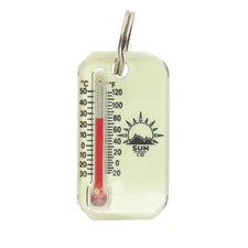 Sun Company Luminous Zip-o-Gage - Glow-in-the-Dark Zipperpull Thermometer