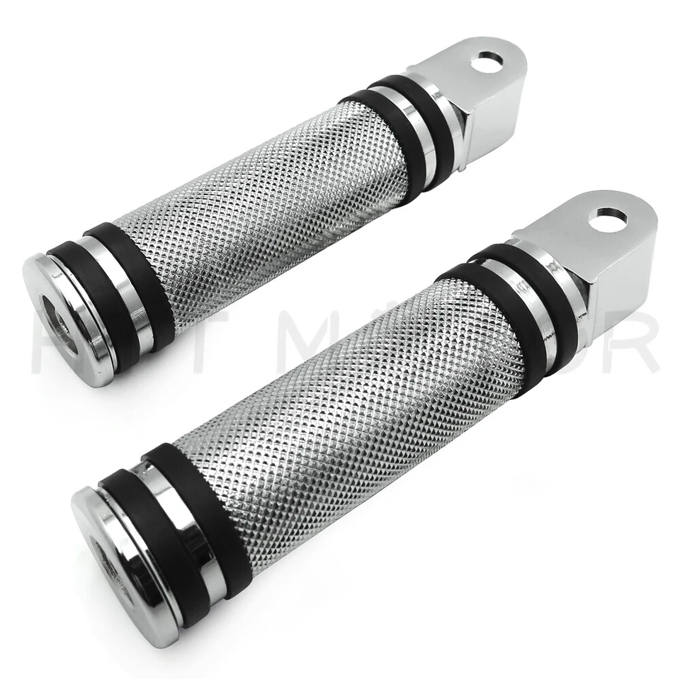 Estriberas cromadas diamante para Honda Stateline Shadow VLX VTX1300C VTX1800C VTX1800 Foto 2 de 4