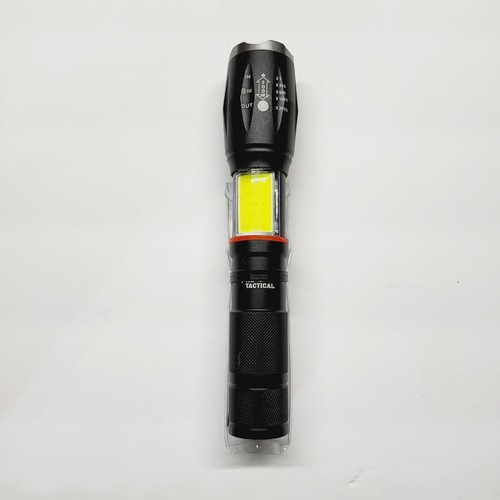 New Pro4 Tactical Flashlight with Cob Slide 400 Lumens Work