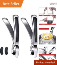 Plate Gripper Stainless Steel For Instant Pot Air Fryer Microwave Oven 2 Pack