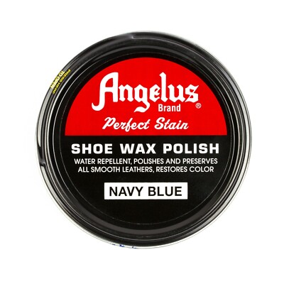 Angelus Shoe Boot Polish Shine Leather PASTE WAX Protector Waterproof 3 oz Can