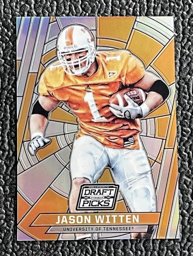🔥JASON WITTEN 2015 PRIZM FOOTBALL DP STAINED GLASS REFRACTOR!🔥TENNESSEE VOLS!