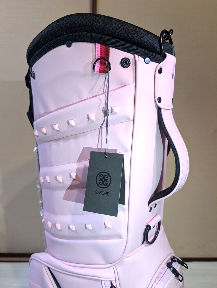 G Fore Golf Caddy Bag Stand-up Bag Pink with Hood Cover | eBay