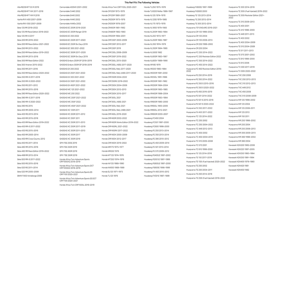 Neumático de goma IRC IX-09 Gekkota 80/100x21 para Honda MT125 1974-1976 Foto 3 de 3