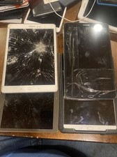 Lot of 4 Samsung tab tablets for parts not working priced to sell