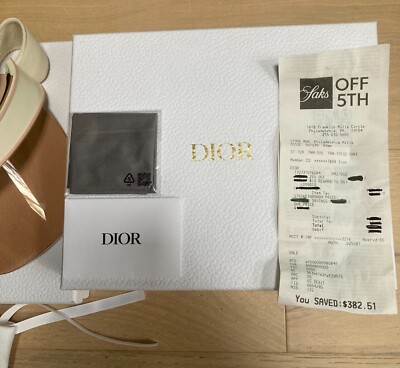 100% Authentic New Womens Dior Club V1U Perspex Cotton Blend  display picture 3