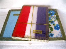 2x Vintage Handtuch-Geschenkpackung Schlingen-Frottier Leolux / Terry Textil