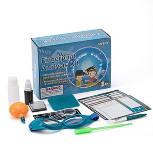 Swift Kinder Weihnachtsgeschenk Detektiv Science Fingerabdruck Set