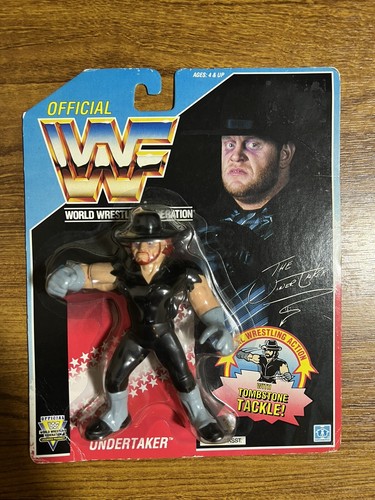 WWF Hasbro The Undertaker MOC Carded Figure WWE...