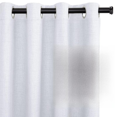 Sliding Door Curtains, Extra Wide Curtains 84 Inch Long, Patio Door Grommet D...