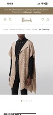 Burberry Tb Motif’s Reversible Cape Poncho Latest Tb  On Both Side  Red Bnwt+bg