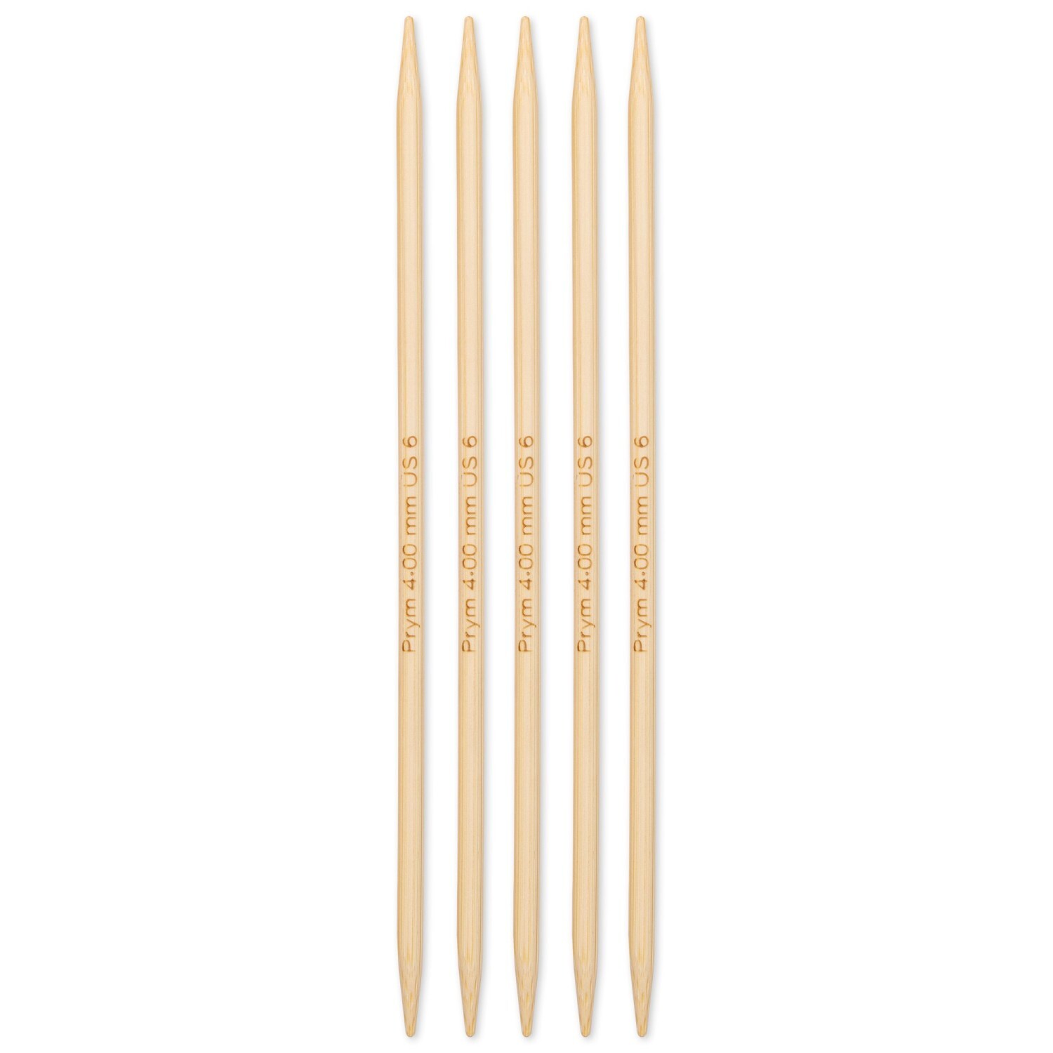 Bamboo Knitting Needles by Prym | Size: 4mm/15cm