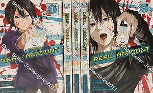 Real Account Vol 1 8 English Manga Graphic Novels Set Brand New Lot Ebay