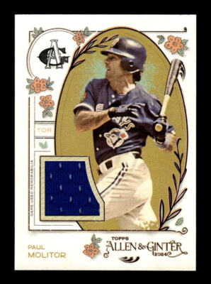 2024 Topps Allen & Ginter #AGR-PM Paul Molitor A&G Relics Full Size A