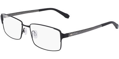 Spyder Men's Diamond Black Rectangle Eyeglass Frames w/ Slim Temples SP4004 001