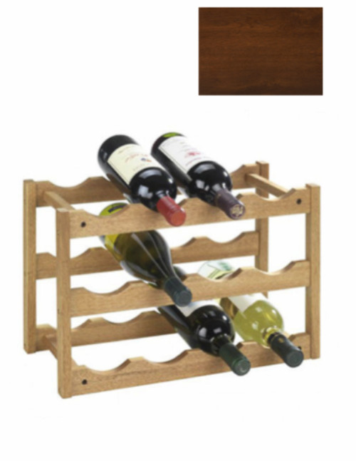 Botellero Bodega Estante de la Botella 9 Lugares Puerta Vino Madera Pino 2S