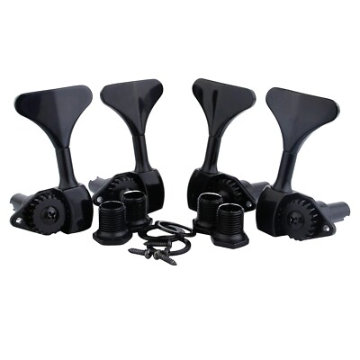 Unbranded Hipshot Style Ultralite Bass Tuner 3/8 Black 2x2 Set