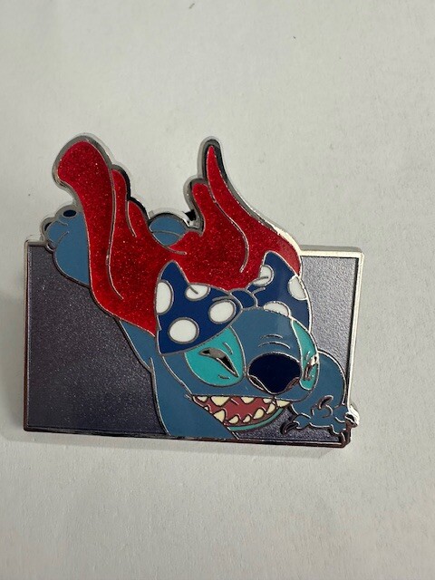 Stitch Blue Bra And Red Cape Lilo And Stitch Experiment 626 Disney Pin (E7)