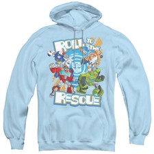 Transformers Hoodie Roll to the Rescue Light Blue Hoody