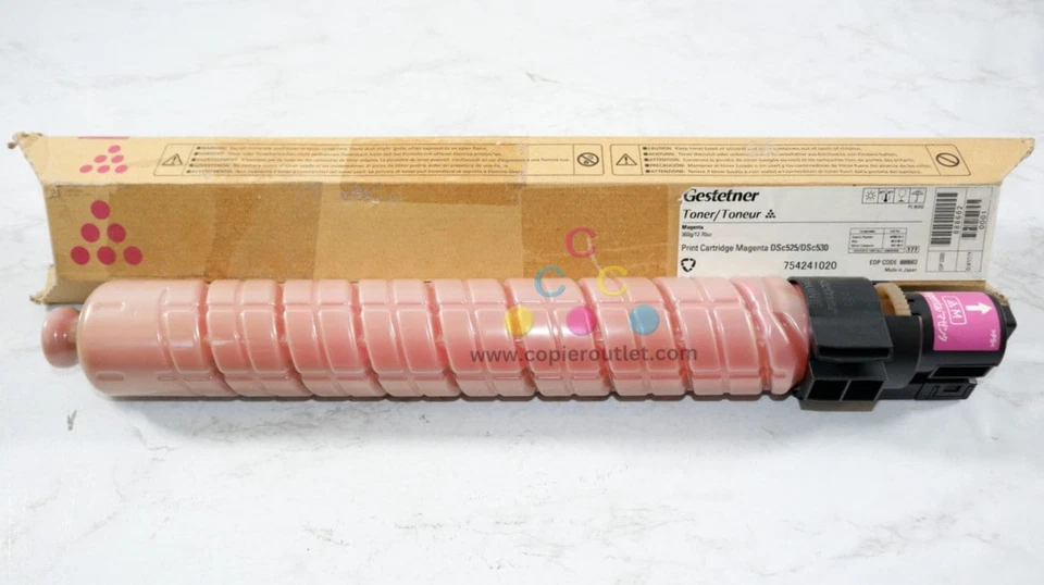 Cosmetic OEM Gestetner DSc520, DSc525, DSc530 Magenta Print Cartridge 888662 - Image 2 of 4