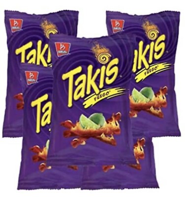 Barcel Takis Fuego 70g Box with 5 bags papas snack authentic from Mexico