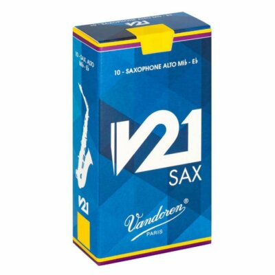 Vandoren Sax/Saxophon V21 Alt Blätter 10er Pack, Stärke 3 SR813