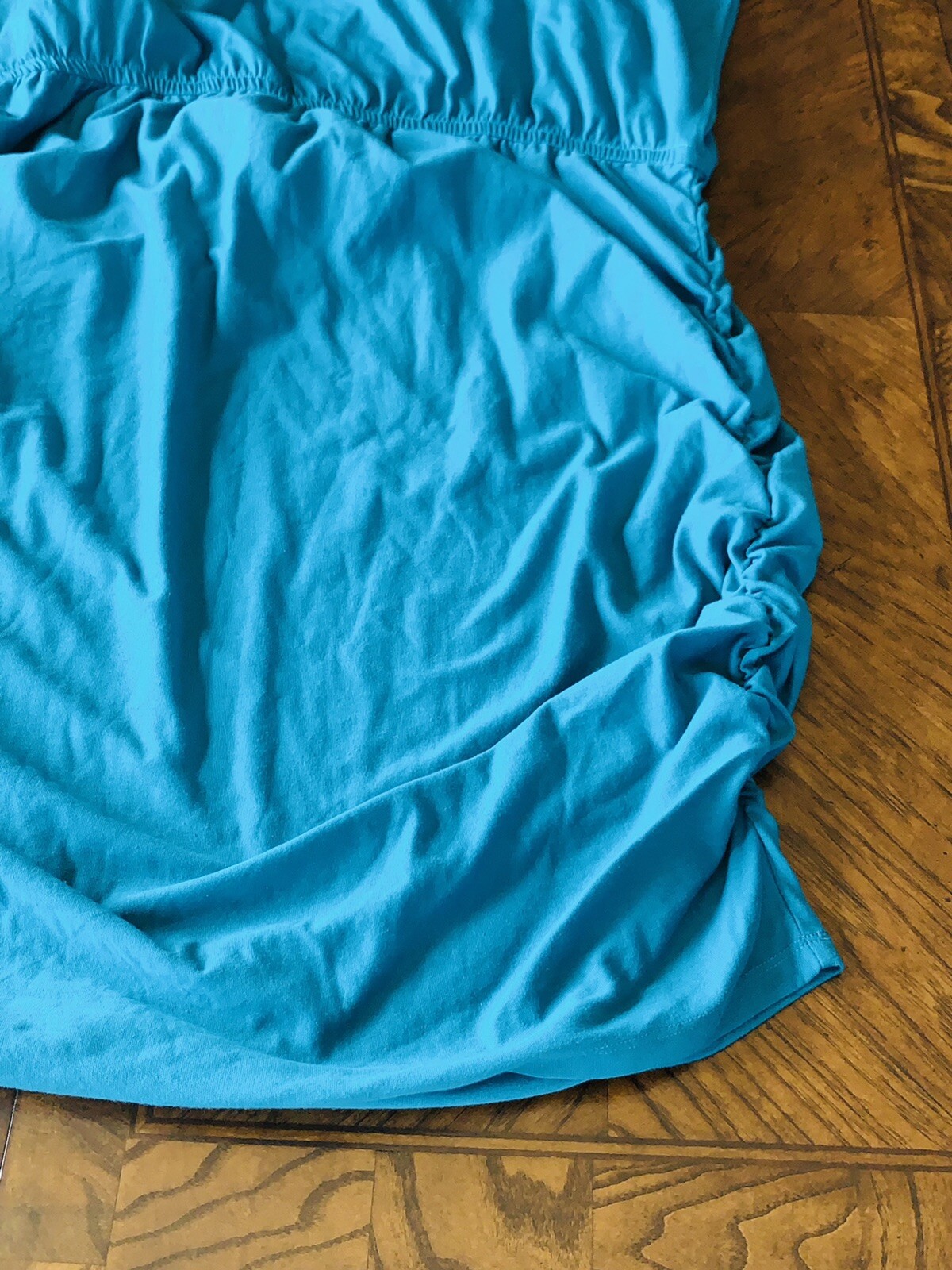 LANE BRYANT women Plus Size 24 Sheath Dress  Blue Sleeveless Stretch Shaper Slip