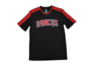 MLB Mens Arizona Diamondbacks D-Backs Performance Baseball Shirt New S, M
