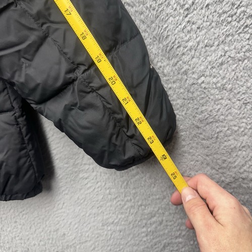 The North Face Boys Black Blue Reversible Hooded Puffer Jacket Coat XL 18-20 - Picture 14 of 15