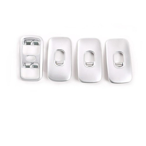 Interruptor elevador de ventana para Benz Clase G W463 G500 2004-2011 ajuste de botones ABS plateado × 4 - Imagen 3 de 10