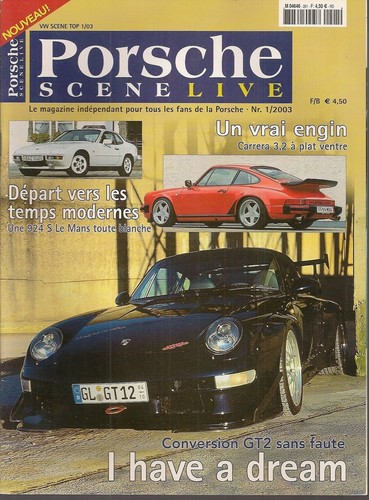 PORSCHE SCENE LIVE 2003 1 PORSCHE 996 LEICHTGEWICHT 911 CARRERA 3.2 993 GT2 912 - Bild 1 von 3