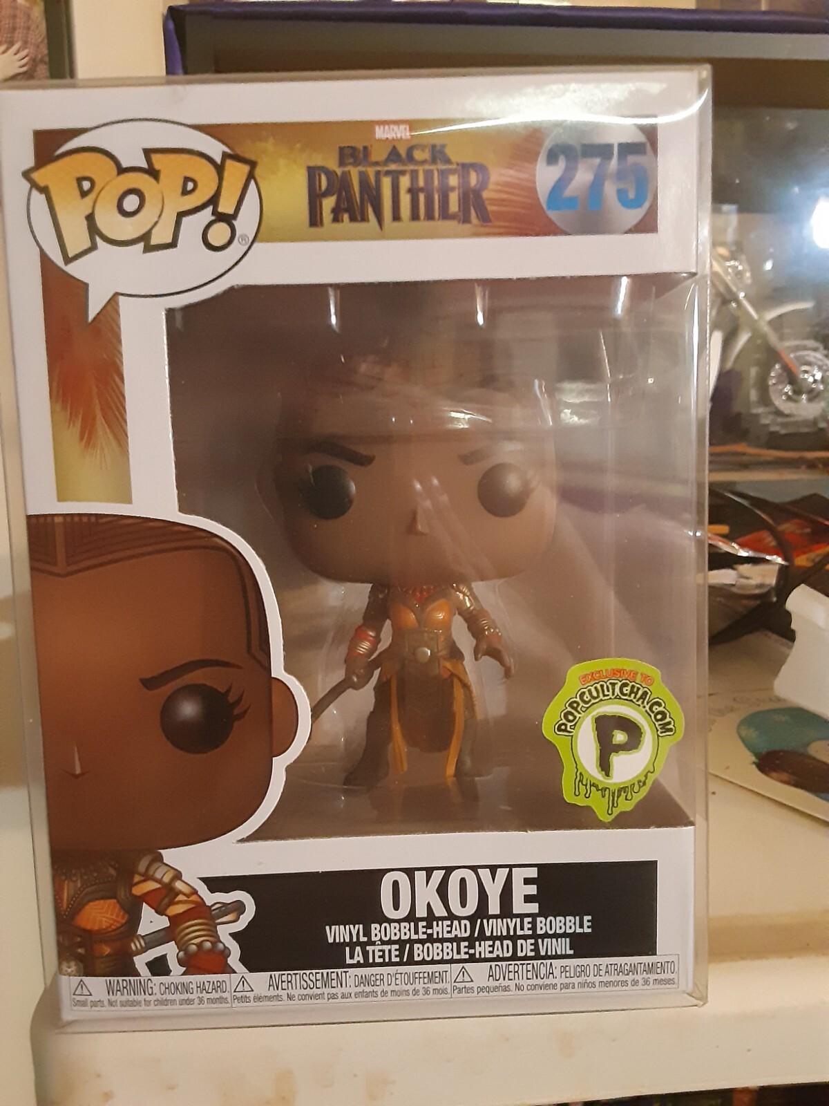 Sale Funko Pop! Vinyl: Marvel - Okoye - Popcultcha (Exclusive) #275
