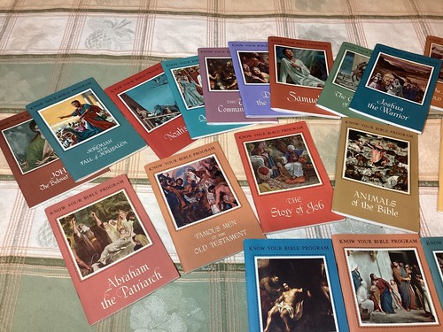 Know Your Bible Study Program Konvolut 20 Bücher in 4 Schubersets 60er Jahre - Bild 4 von 7