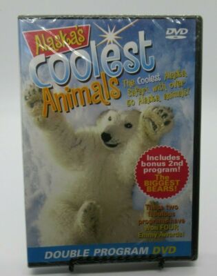 ALASKA'S COOLEST ANIMALS DVD, ALASKA SAFARI 50+ ANIMALS, BIGGEST BEARS, TUNDRA +