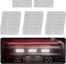 20 PCS Car Reflective Stickers, Intense Reflective Waterproof Ad Color: Silver
