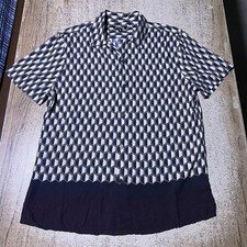 Express Men s Premium SS Button Up Casual Shirt Size M 32798