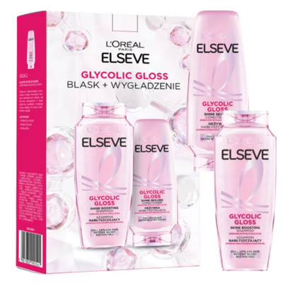 L'Oréal Elseve Glycolic Gloss Haarpflegeset - Glanz und Geschmeidigkeit