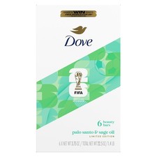 Dove Beauty Bar Soap, Palo Santo  Sage Oil, 3.75 oz, 6 Count
