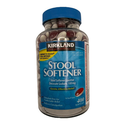 Kirkland Signature Stool Softener, 100 mg, 400 Softgels