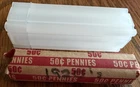 1920 - 1929 LINCOLN WHEAT PENNY ROLL - PHILADELPHIA - COIN TUBE - ESTATE FIND