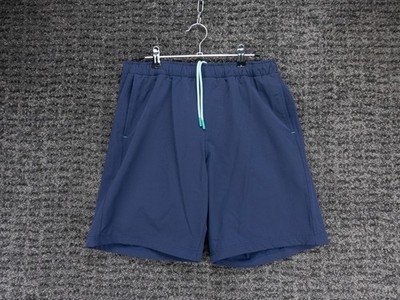 Myles Make Moves Everyday Shorts Mens Large Blue Elastic Waist Performance Wear