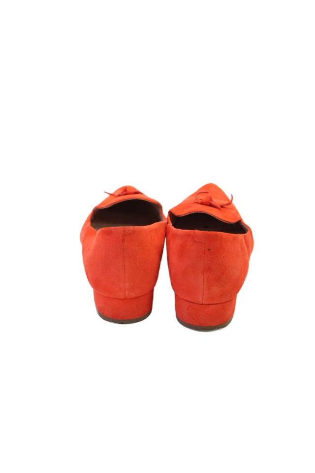Cole Haan Mujer Gamuza Punta Deslizable Corte Planos Naranja Talla 7.5 B Foto 3 de 4