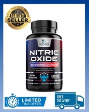 Nitric Oxide Booster Extra Strength 3000mg - L Arginine 3X Strength Nitric Oxide