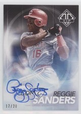 2021 Topps Transcendent Collection VIP Party 12/20 Reggie Sanders Auto 19hu