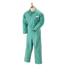 Black Stallion F9-32CA/PT Flame-Resistant 9 oz Cotton Coverall Green X-Large