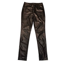 Fashion Nova Black Take The Highway Faux Leather Pants Womens Size Large NWT