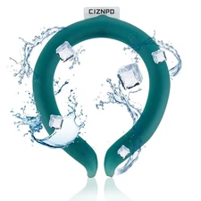 Neck Cooling Tube, Wearable Cooling Ice Ring for Hot Weather, Reusable Neck W...