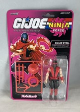 G.I. JOE SNAKE EYES NINJA FORCE REACTION 3.75    SUPER7 NEW TARGET EXCLUSIVE